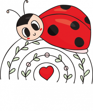 Футболка премиум мужская FATLINE Милая божья коровка на радуге 2