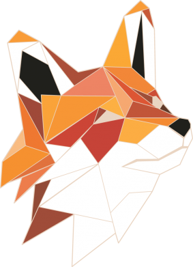 Принт Блокнот А5 Fox Triangular Art, Фото № 2 - FATLINE