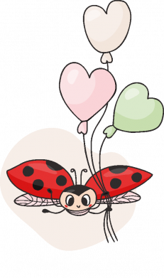 Женская футболка Жук с воздушными шарами 2