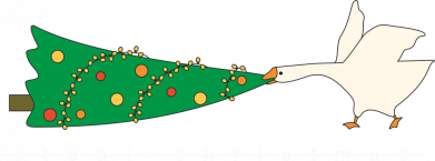 Чехол из раздела magic_forest Гусь крадет елку для Xiaomi Redmi 12 2