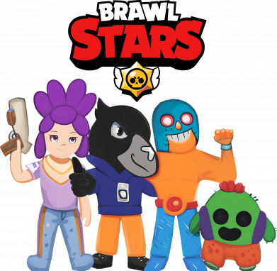 Сумка-бананка преміум Brawl Stars Friends 2