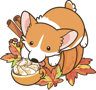 Кружка 320ml Autumn Corgi 2