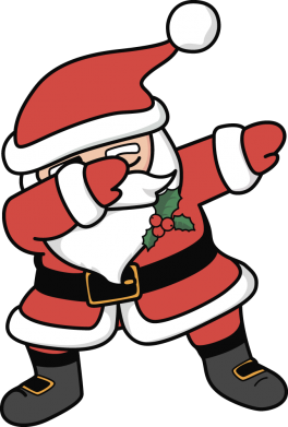 Кружка 320ml Santa dabbing 2