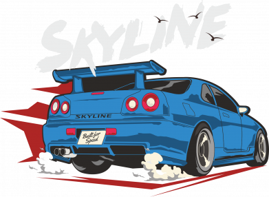Чехол из раздела Nissan Nissan Skyline для Samsung A13 4G 2