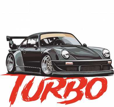 Полотенце 50х100 см Porsche 997 Turbo 2