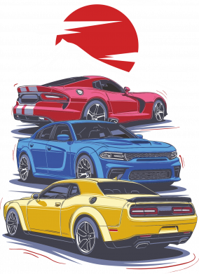 Жіноча футболка American Legends Dodge 2