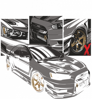 Детская шапка Mitsubishi Lancer X 2