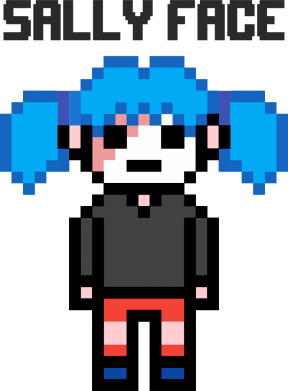 Принт Коврик для мыши Sally face pixel, Фото № 2 - FATLINE