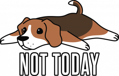 Худи премиум мужская Dog not today 2