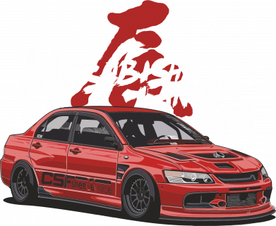 Детская шапка Mitsubishi Lancer Evo 2
