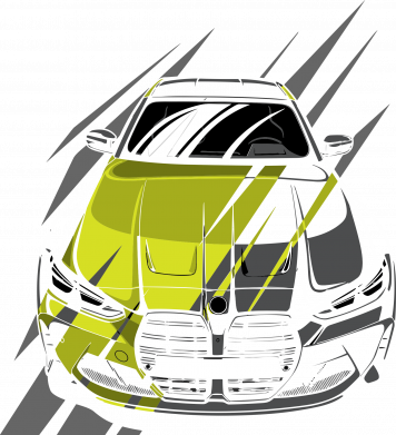 Футболка оверсайз FATLINE BMW M5 2