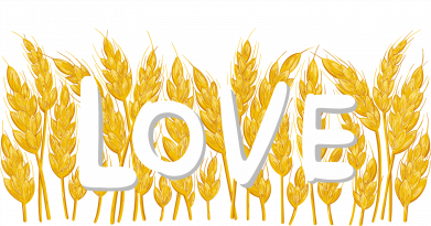 Сумка-бананка Любовь и колосья 2