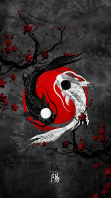 Принт Чохол для Samsung A05s Yin Yang Fish, Фото № 2 - FATLINE