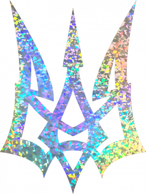 Шапка Герб Украины новый Голограмма 2