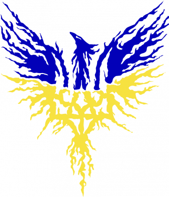 Женская майка Украинский герб тризуб феникс 2