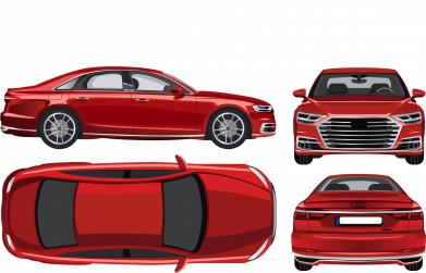 Футболка для собаки Audi A8 2