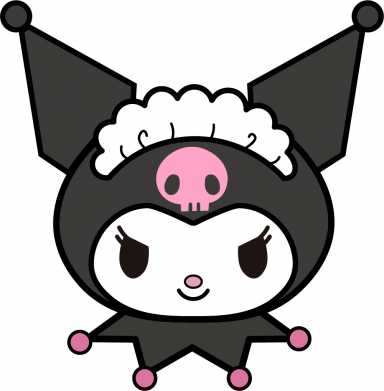 Детская панама Kuromi maid 2