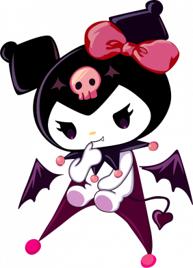 Блокнот двухцветный Kuromi Little Devil 2