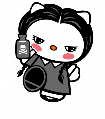 Принт Чохол для iPhone X/Xs Wednesday Hello Kitty, Фото № 2 - FATLINE