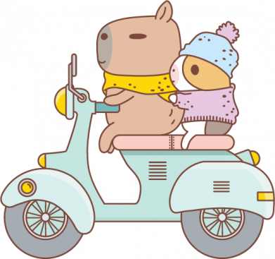 Дитяча футболка Копібара та Морська свинка 2