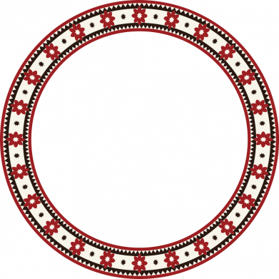 Свитшот оверсайз Люби несгибаемую орнамент 2