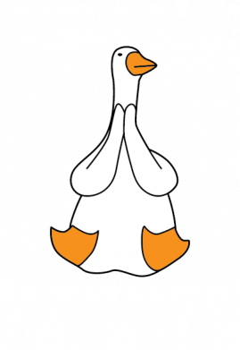Принт Пляшка для води River Путін не любить гусей! Га-а-Га, Фото № 2 - FATLINE