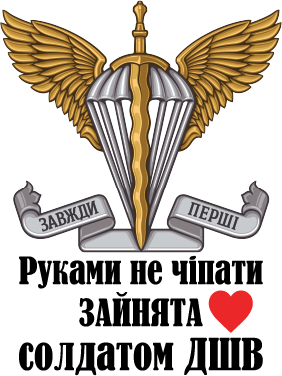 Руками не чіпати, зайнята солдатом ДШВ