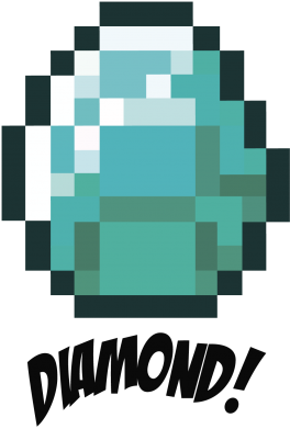 Футболка оверсайз FATLINE Minecraft Diamond! 2