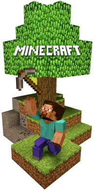Принт Чохол для Samsung S23 FE Minecraft Steve, Фото № 2 - FATLINE