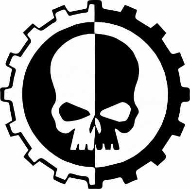 Шеврон круглый Adeptus Mechanicus 2