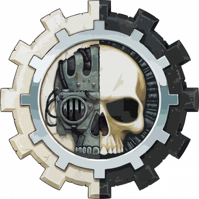 Принт Шеврон круглий Adeptus Mechanicus logo, Фото № 2 - FATLINE