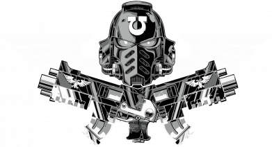 Шеврон круглый Warhammer Warrior 2