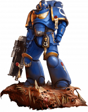 Принт Чехол для Xiaomi Redmi Note 11 Warhammer Soldier, Фото № 2 - FATLINE