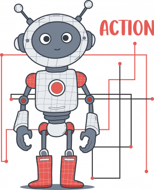 Мужская футболка Stedman Активитуй робота 2