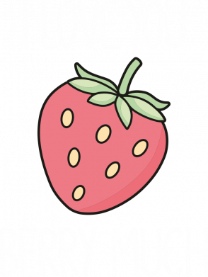 Дитяча панама I love you berry much 2