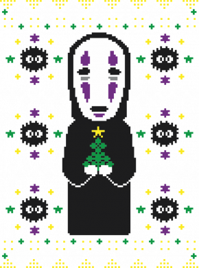 Дитяча футболка Spirited Away Christmas sweater 2