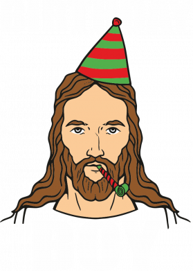 Принт Кепка тай-дай Jesus Birthday boy, Фото № 2 - FATLINE