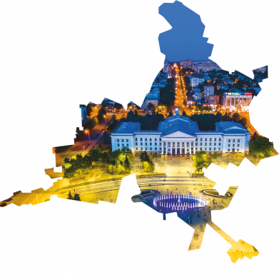 Бутылка для воды Fresh Краматорск карта 2