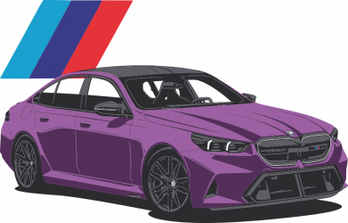 Женская футболка BMW M5 auto 2