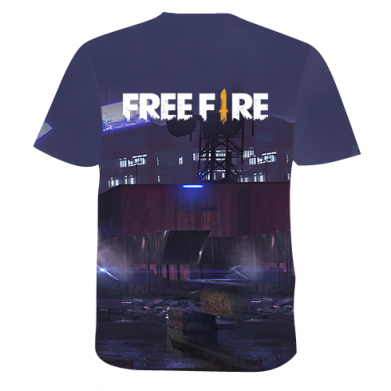 Мужская 3D футболка Garena Free Fire Samurai Team 2