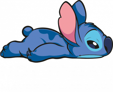 Детская худи Stitch not today 2