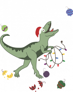 Свитшот унисекс TM Gildan Rawr Christmas 2