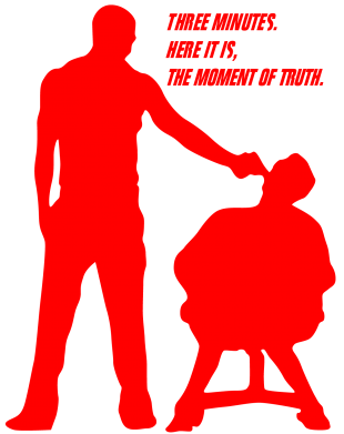 Шеврон щит Three minutes. 2