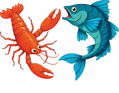 Мужские шорты Танцевала рыба с раком. 2