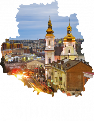 Принт Жіночі шорти Місто Вінниця, Фото № 2 - FATLINE