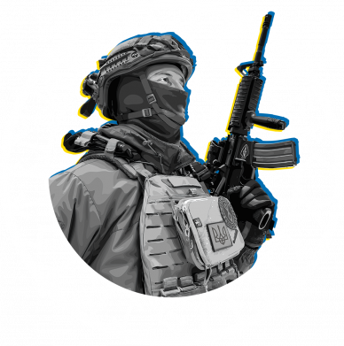 Мужская футболка Stedman Украинский военный 2