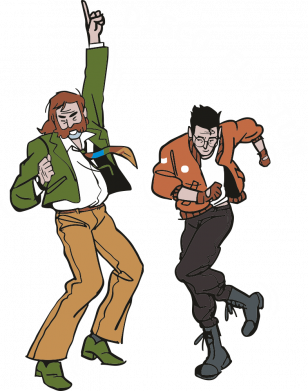 Блокнот двухцветный Disco Elysium 2