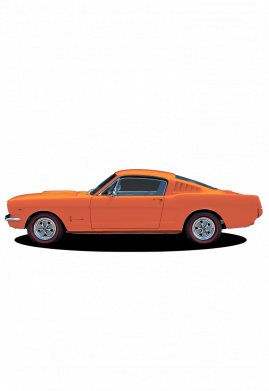 Принт Чехол для Xiaomi Redmi 12 Ford Mustang (1967), Фото № 2 - FATLINE