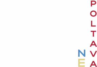 Мужская футболка с V-образным вырезом Полтава Координаты 2