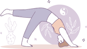 Чехол из раздела Йога Фитнес и Девушка в асане для Apple iPhone 13 2